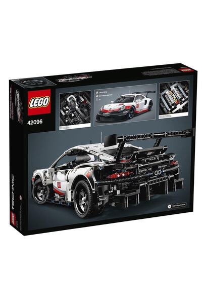 LEGO Technic 42096 Porsche 911 Rsr Yapım Kiti 1580 Parça- Çocuk Ve Yetişkin Için Koleksiyonluk