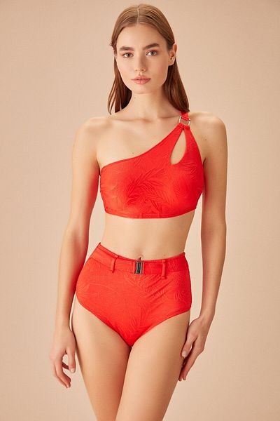 SUWEN Belted Bikini Bottom