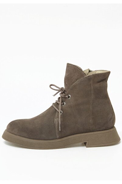 Gizzelli shoes İçi Kürklü Süet Deri Bot