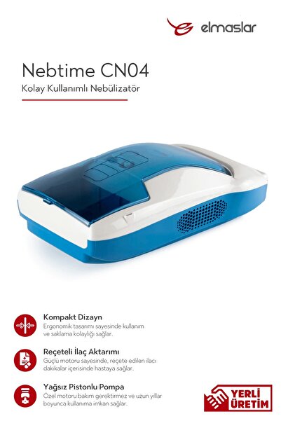 Smart Elmaslar - Kompresörlü Nebulizatör Cihazı Cn04.