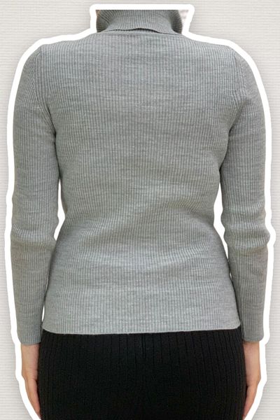 Bym Fashion 4138 Pulover Pescar Gri