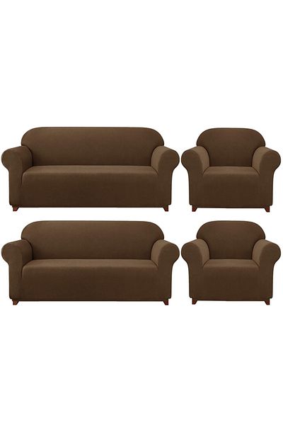 Eldost Ticaret Комплект фотьойл и диван Eldost от ликра - модел питикаре, 3x3x1 м, калъф Eldost