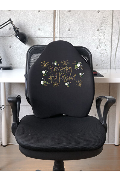 Officeküp Officekup X-Large Visco Bel Destek Gamer Oyuncu Koltuk Yastığı Siya...