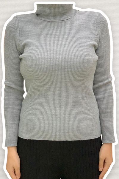 Bym Fashion 4138 Pulover Pescar Gri