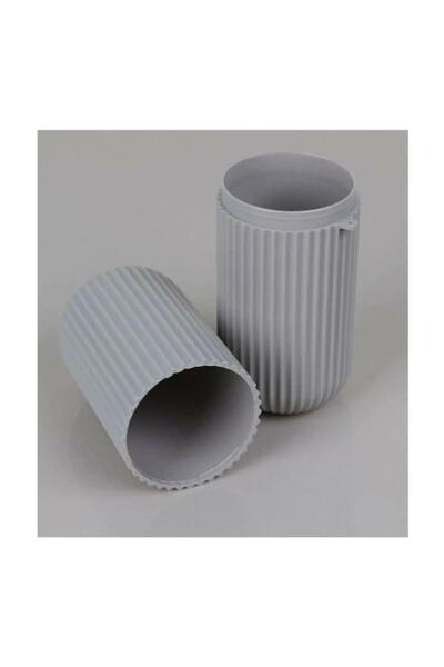 Orvila 2 Pieces - Toothbrush Box Makeup and Glasses Storage Container