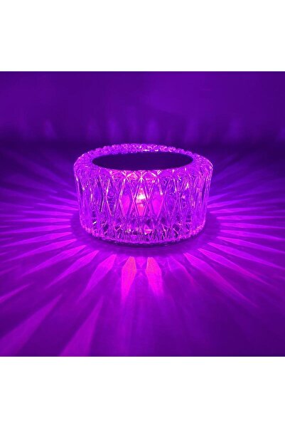 Torima Lw-9 Şarjlı Kristal Elmas Masa Lambası Dokunmatik Romantik Akrilik Led Gece Lambası
