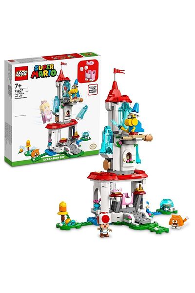 LEGO ® سوبر ماريو™ زي القط الخوخ ومجموعة المغامرة التكميلية للبرج المجمد 71407 - مجموعة البناء (494 قطعة)