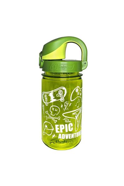 NALGENE زجاجة مياه للأطفال من أوفت تريتان سعة 0.35 لتر باللون الأخضر