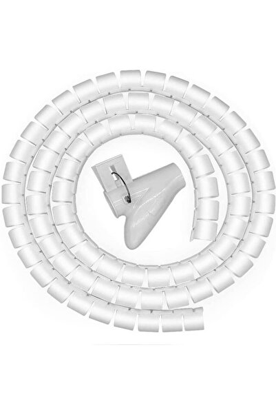 Platoon Wozlo Spiral Cable Organizer Collector White 1.5 Meters