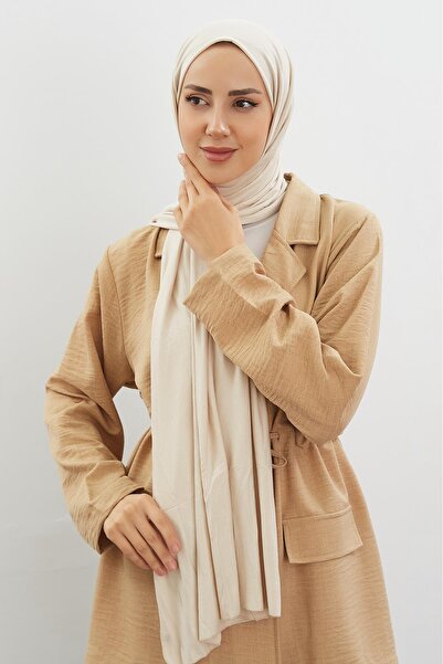 MARKALİSTE Beige Combed Shawl Light