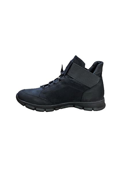 JAMES FRANCO 5290 Men's Daily Sporty Leather Boots Black Nubuck
