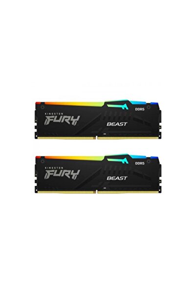 Kingston Fury Beast Rgb Kf552c40bbak2-16 16 Gb (2X8) Ddr5 5200 Mhz Cl40 Ram