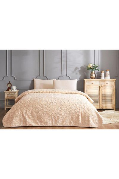 Özdilek Μοντέρνα Μονή Κουβέρτα Art Deco Beige