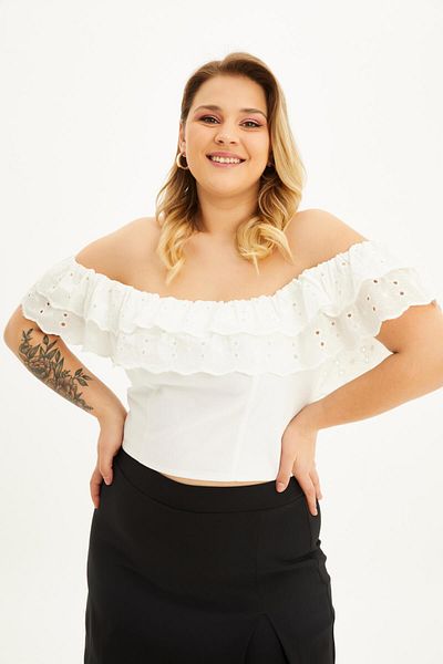 MYLİNE Detailedresistance Scalloped Gipe_Top