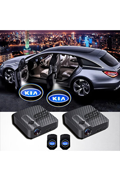 Furens Kia Kapı Altı Logo Araç İçi Pilli 2 Adet
