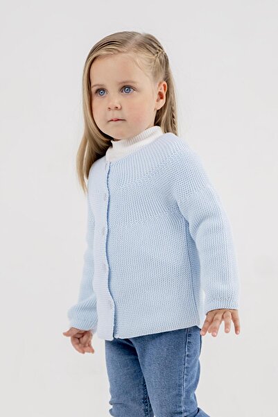 Minora Links Knitted Cardigan Baby Blue