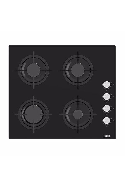 Uğur UAO 6040W0 SCY CSR1 58 cm Siyah Cam Ankastre Ocak