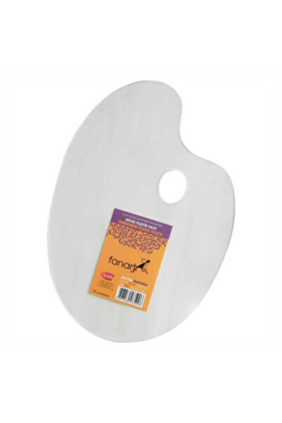Generic Brand 24x34 см Прозрачна овална палитра за фен арт - 9231-y24