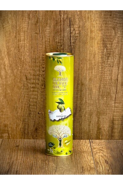 GLAMOR Zeytinyağı 1 Lt. Teneke %100 Doğal Hatay'ın Yöresel Ürünleri