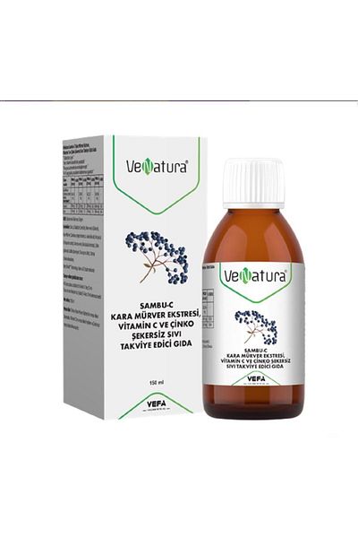 VeNatura 150 Ml Sambu C Black Elderberry Extract Syrup