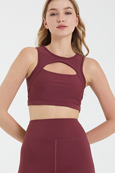 GRAB Burgundy Recovery Sports Bra