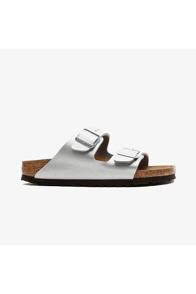 Birkenstock Women's Gray Arizona Bf Slippers