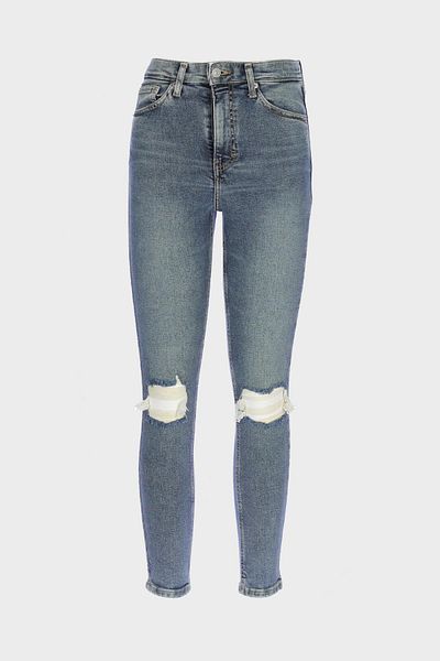 CROSS JEANS High Waist Skinny Fit Jean Judy Light Blue - String Cut C 4521-165