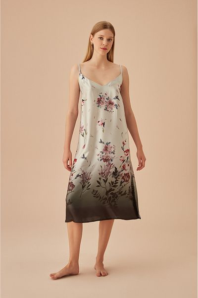 SUWEN Delicate Long Nightgown