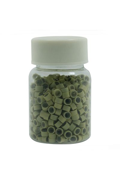 CLARİS Silicone Hair Welding Beads 500 Pieces Platinum