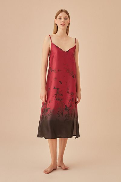 SUWEN Delicate Long Nightgown