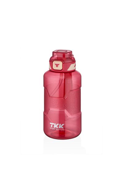 Vagonlife 1500ml Sports Flask with Carrying Strap Suitable for Use with or without Strawberry