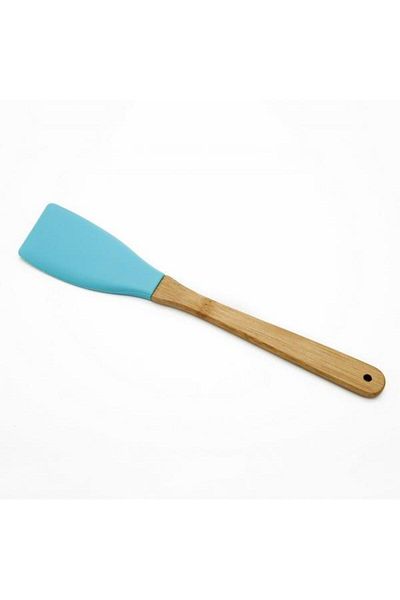 Kelebekev Silicone 2 Piece Spoon Spatula Set Large Size 28cm Green