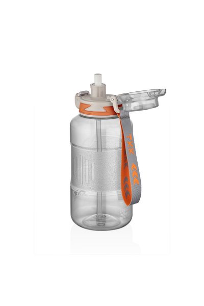 Vagonlife TKK 1500ml Sports Flask with Carrying Strap Suitable for Use with or without Strawberry