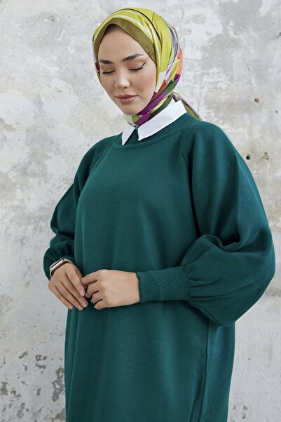 InStyle Міна Балон Кол Трико Ельбісе - Петроль Єшлі