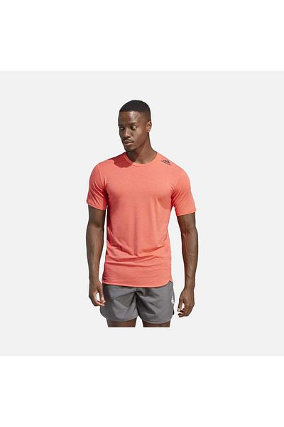 Orange adidas t shirt mens sale