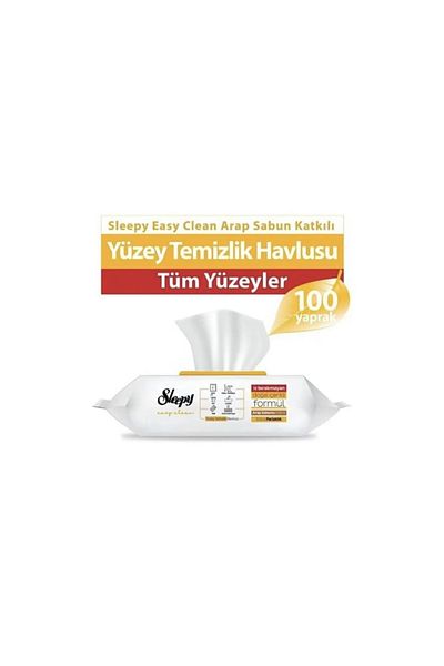 Sleepy Surface cleaning tissue with Arabic soap additive