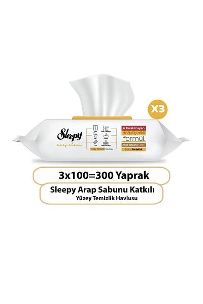 Sleepy Surface Cleaning Tissue with Arabic Soap Additive