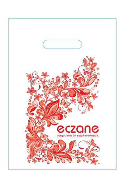 PLASTEX Eczane Poşeti El Geçme Orta Boy 25x35 cm - 100 Adet