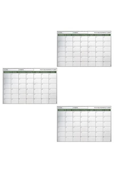 Roichil Manyetik Yapışkanlı Bir Aylık Program Planlayıcı Takvim 85x56 cm