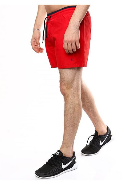 Madmext Schlichte weinrote Badeshorts 1959