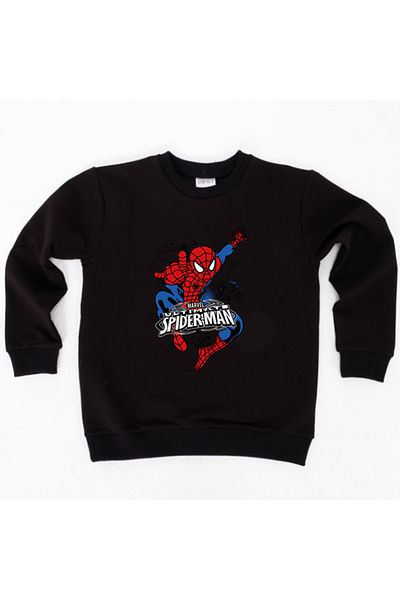 SPIDERMAN Hanorac pentru copii din țesătură de bumbac spiderman imprimat