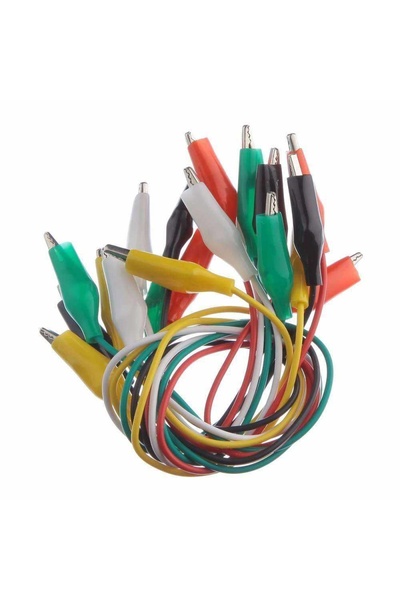 Arduino Krokodil Kablo Paketi - 10'lu