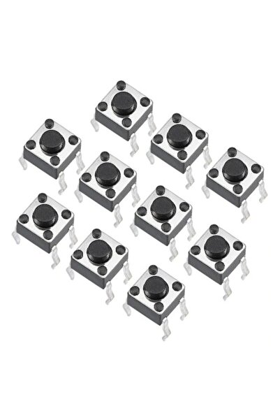 Genel Markalar 10 Adet - 4 Pin Push Buton (6x6x5mm)
