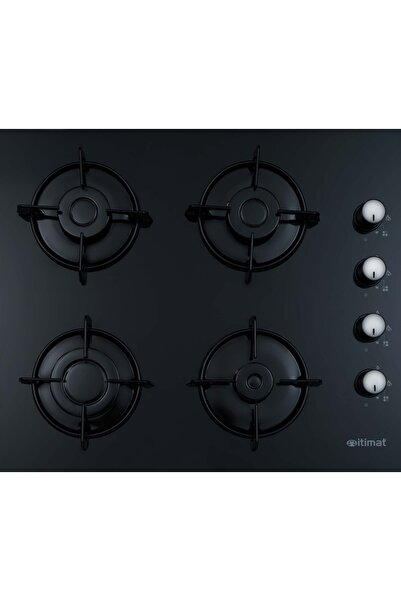 İtimat Siyah 2'li Büyü Ankastre Set (Ocak-Davlumbaz) 1531 - Dv7030