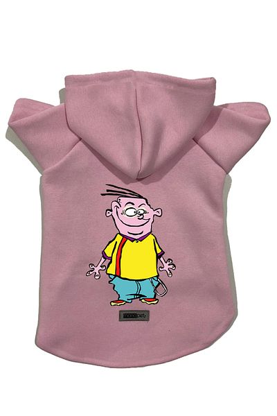 Monopetz Hooded Fleece Sweatshirt Dog and Cat Outfit & Dress - Pink Ed