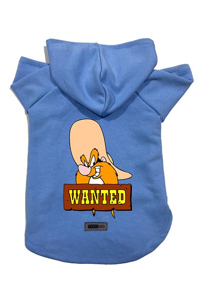 Monopetz Hooded Fleece Sweatshirt Dog and Cat Outfit & Dress - Blue J-Sam