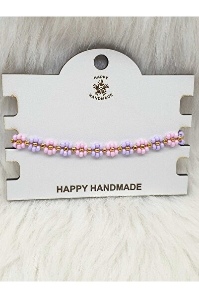 HAPPY HANDMADE 24 K ALTIN KAPLAMA PAPATYA BİLEKLİK