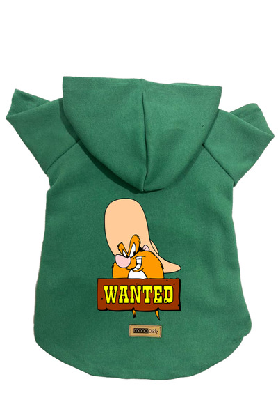 Monopetz Hooded Fleece Sweatshirt Dog and Cat Outfit & Dress - Green J-Sam - ...