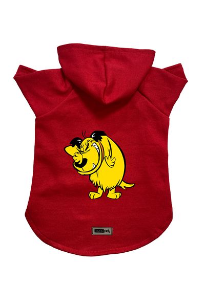 Monopetz Hooded Fleece Sweatshirt Dog and Cat Outfit & Dress - Red Rabugento