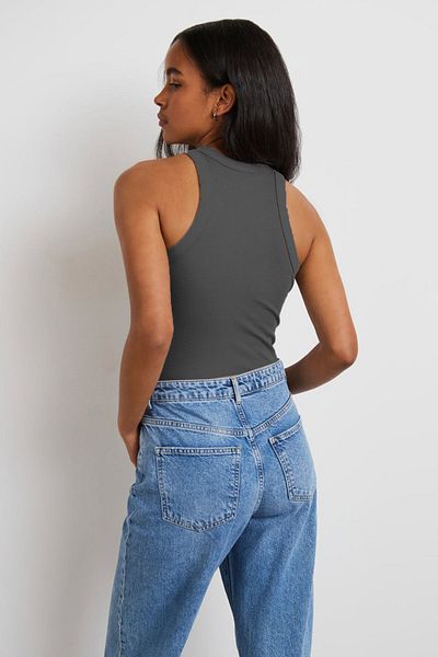 Madmext Mad Girls Dyed Grey Body Mg1283